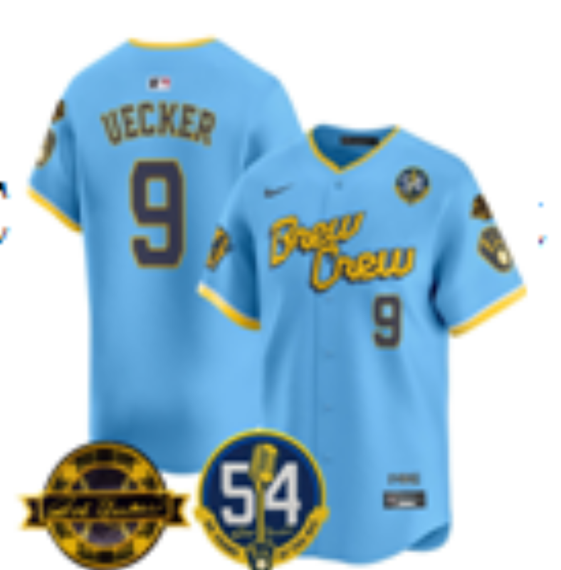 Women Milwaukee Brewers #9 Bauers Blue Nike 2026 World Series jersey 102103